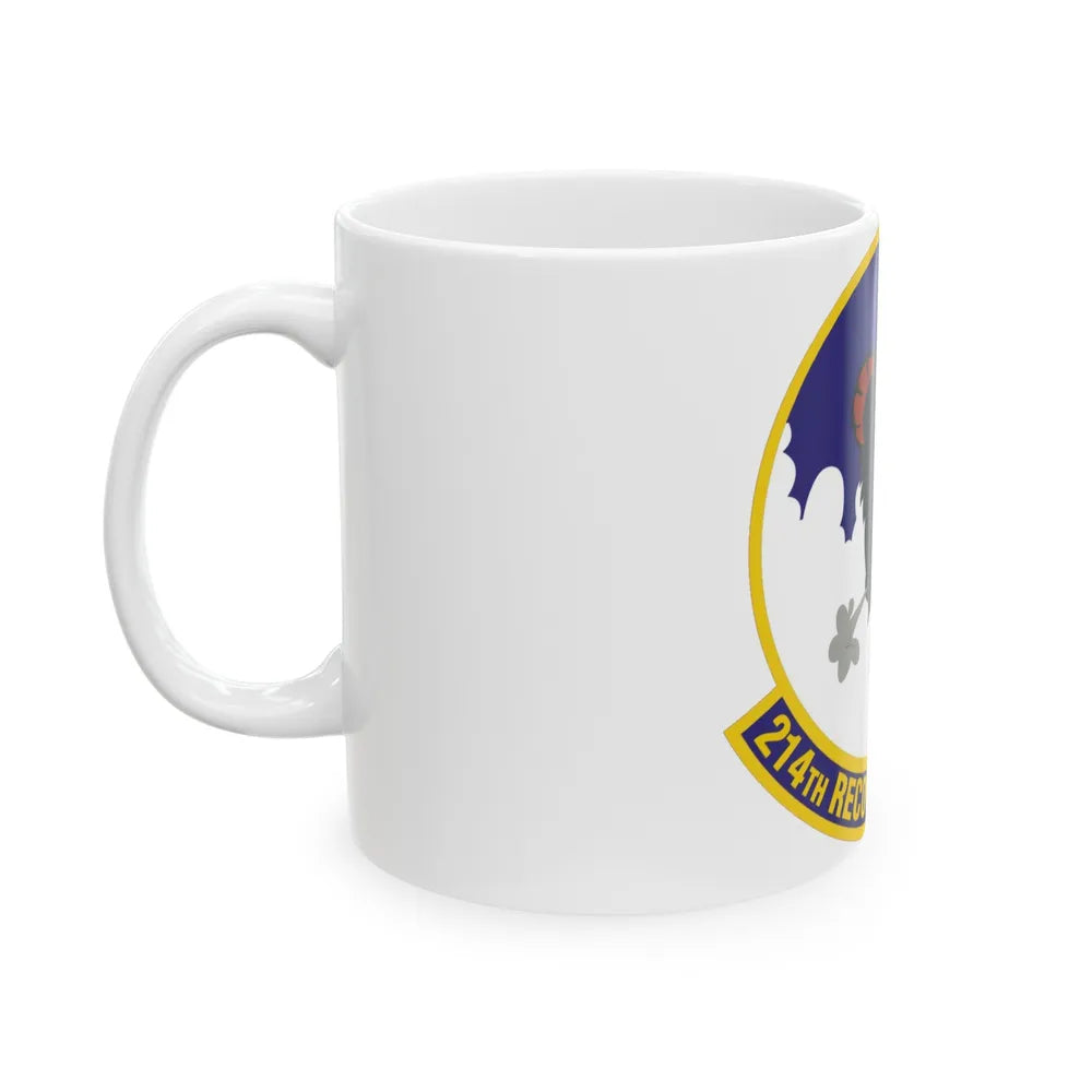 214th Reconnaissance Squadron (U.S. Air Force) White Coffee Mug-Go Mug Yourself