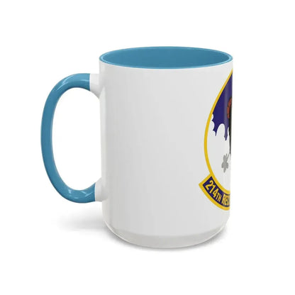 214th Reconnaissance Squadron (U.S. Air Force) Accent Coffee Mug - Go Mug Yourself