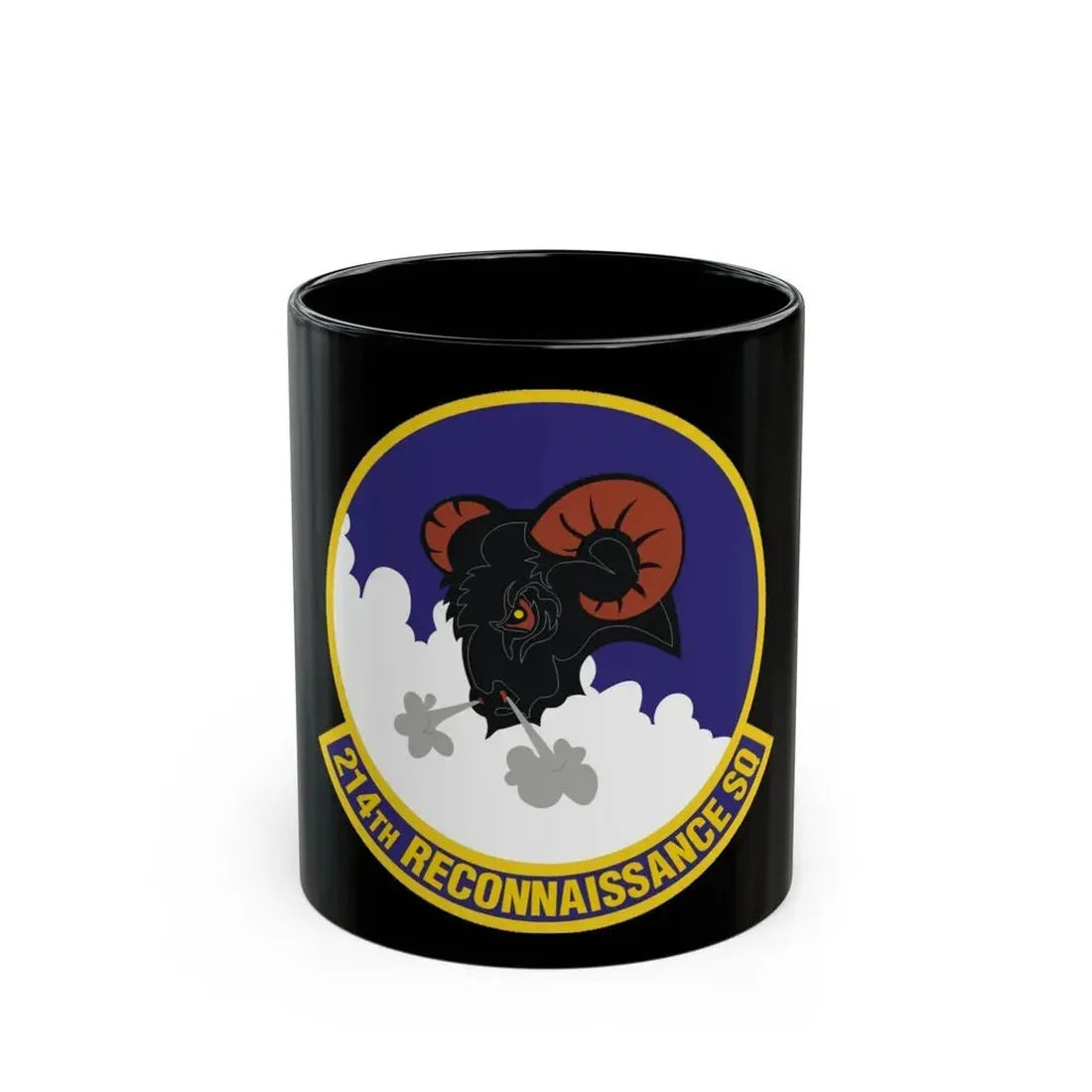 214th Reconnaissance Squadron (U.S. Air Force) Black Coffee Mug 11oz - Go Mug Yourself