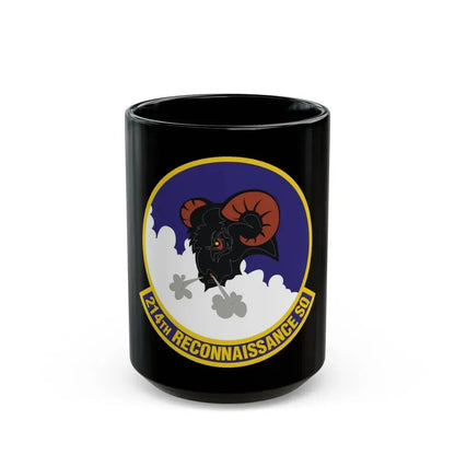 214th Reconnaissance Squadron (U.S. Air Force) Black Coffee Mug 15oz - Go Mug Yourself