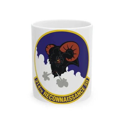 214th Reconnaissance Squadron (U.S. Air Force) White Coffee Mug 11oz - Go Mug Yourself