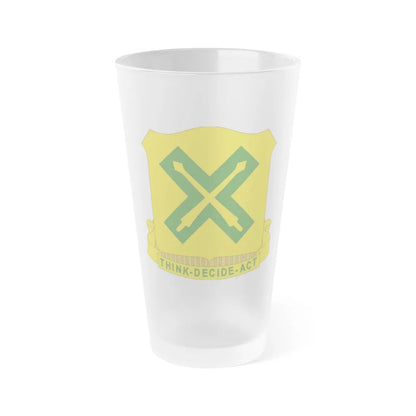 215 Tank Battalion (U.S. Army) Frosted Pint Glass 16oz-Go Mug Yourself