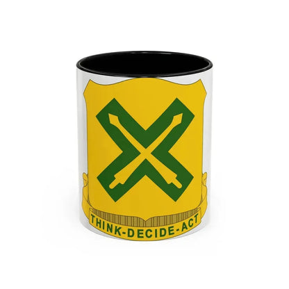 215 Tank Battalion (U.S. Army) Accent Coffee Mug 11oz Black - Go Mug Yourself
