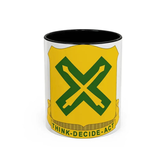 215 Tank Battalion (U.S. Army) Accent Coffee Mug 11oz Black - Go Mug Yourself