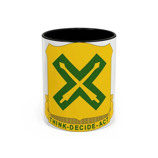 215 Tank Battalion (U.S. Army) Accent Coffee Mug 11oz Black - Go Mug Yourself
