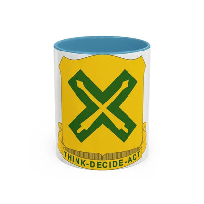 215 Tank Battalion (U.S. Army) Accent Coffee Mug 11oz Light Blue - Go Mug Yourself