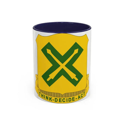 215 Tank Battalion (U.S. Army) Accent Coffee Mug 11oz Navy - Go Mug Yourself