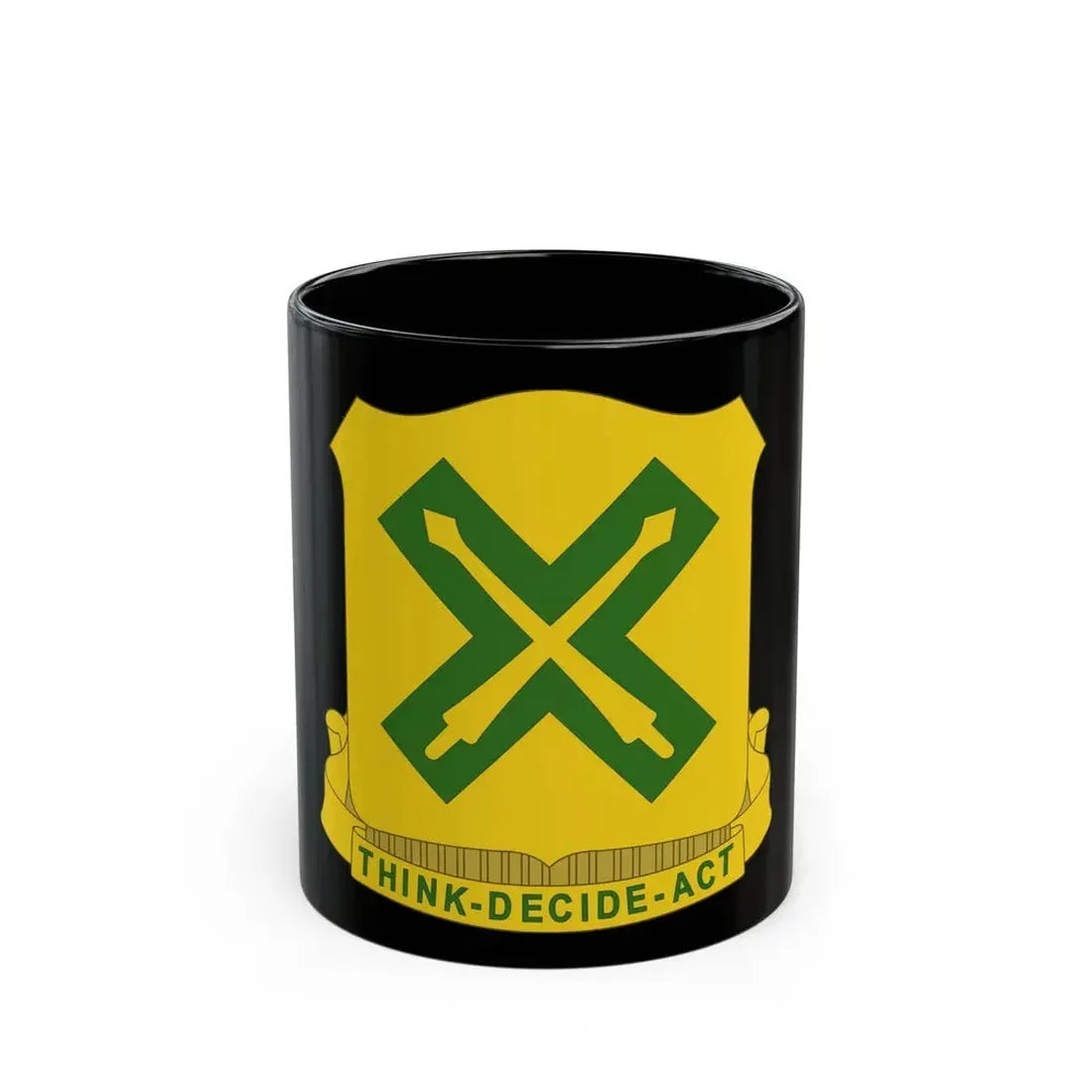 215 Tank Battalion (U.S. Army) Black Coffee Mug 11oz - Go Mug Yourself