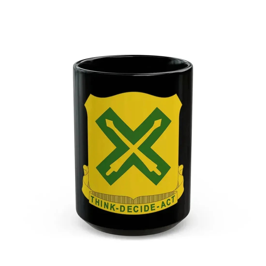 215 Tank Battalion (U.S. Army) Black Coffee Mug 15oz - Go Mug Yourself