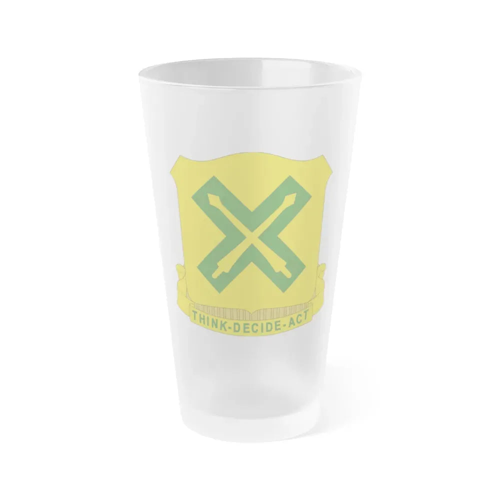 215 Tank Battalion (U.S. Army) Frosted Pint Glass 16oz Default Title - Go Mug Yourself