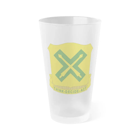215 Tank Battalion (U.S. Army) Frosted Pint Glass 16oz Default Title - Go Mug Yourself