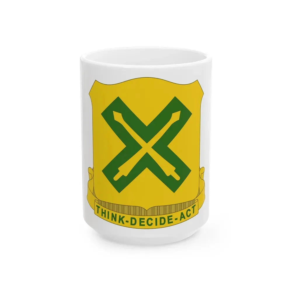 215 Tank Battalion (U.S. Army) White Coffee Mug 15oz - Go Mug Yourself