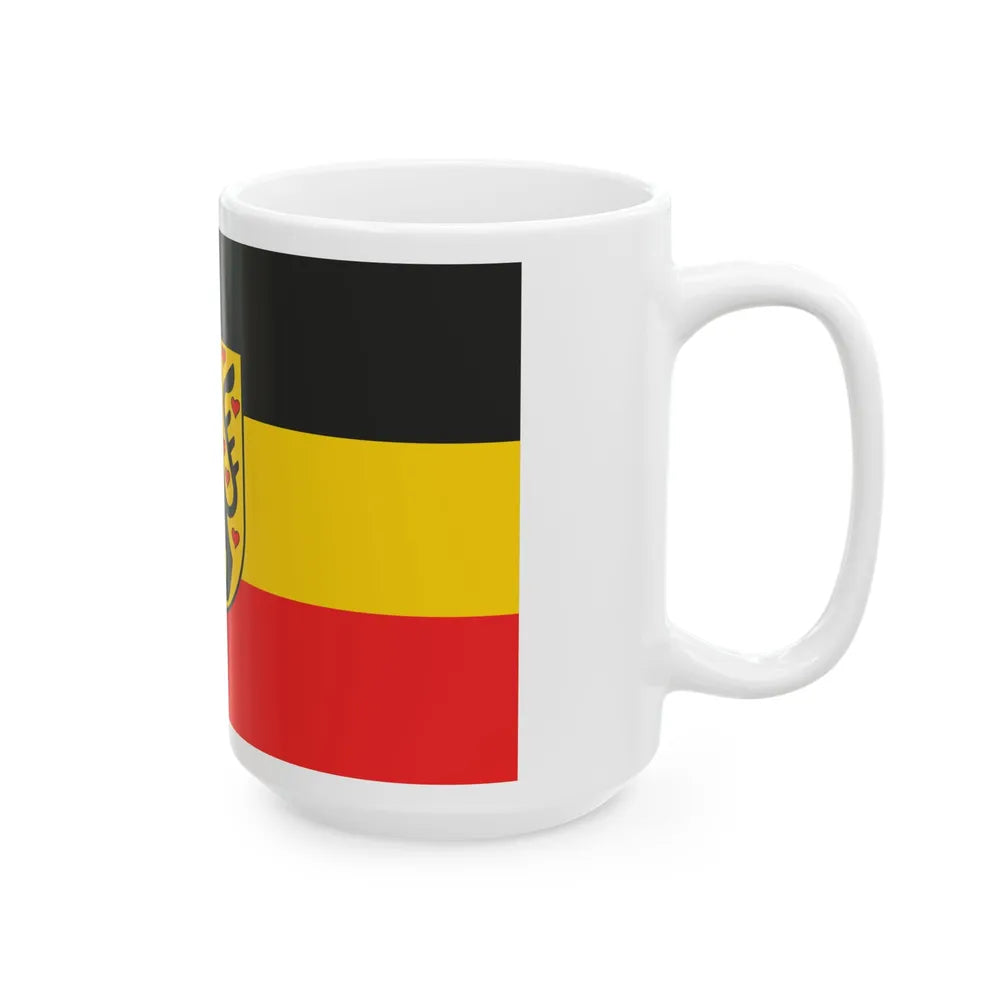 Flag of Weimar Germany - White Coffee Mug-Go Mug Yourself