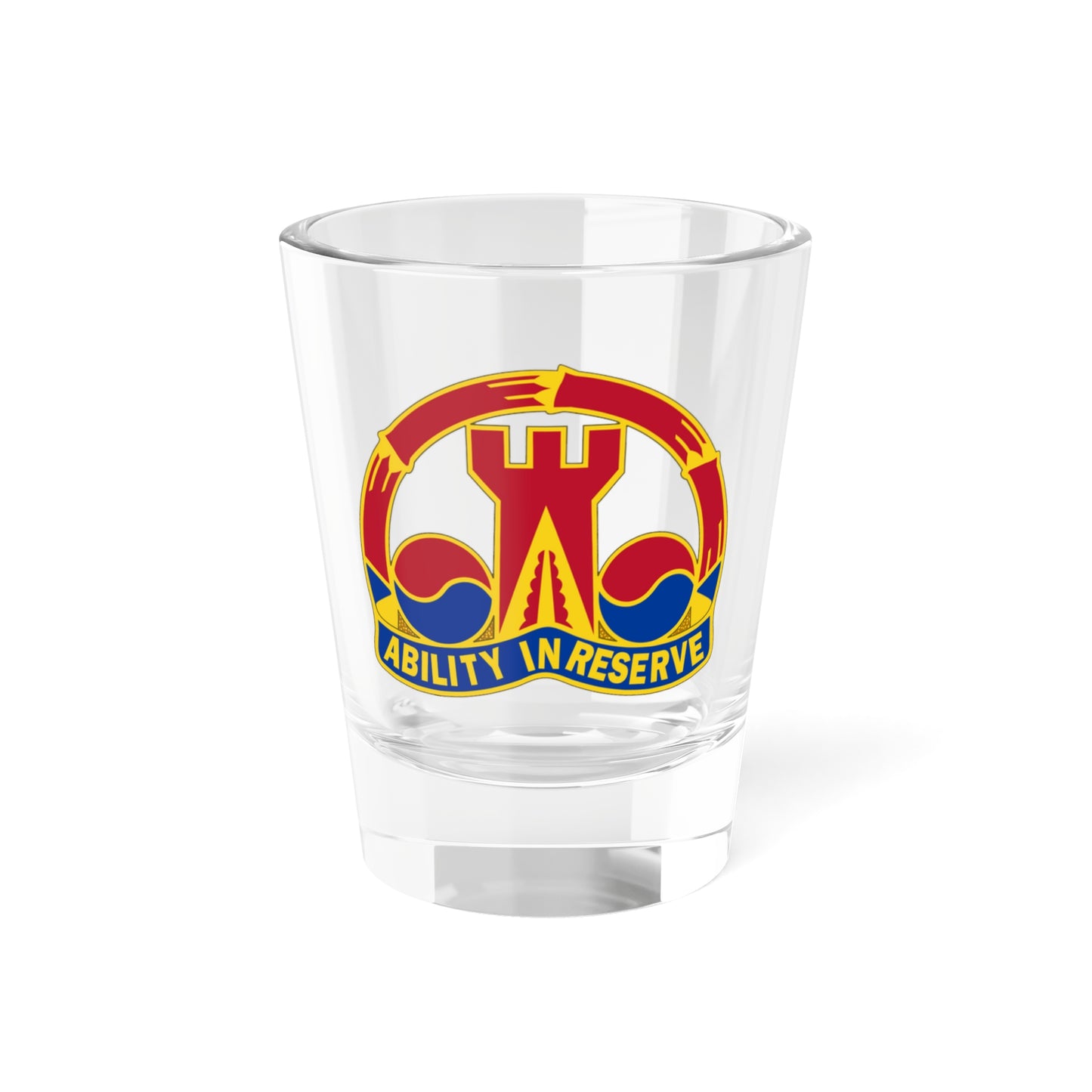 248 Engineer Battalion (U.S. Army) Shot Glass 1.5oz