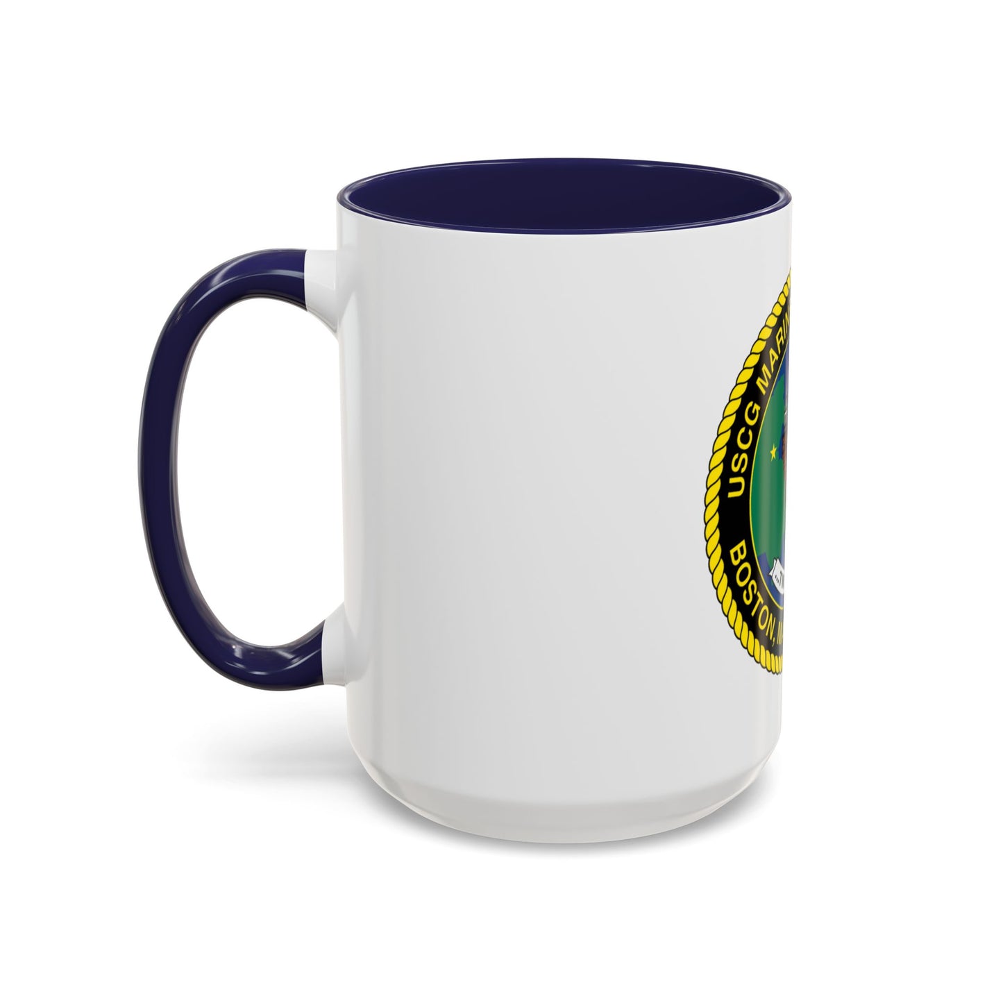 USCG MSO Boston Marine Safety Office (U.S. Coast Guard) Accent Coffee Mug