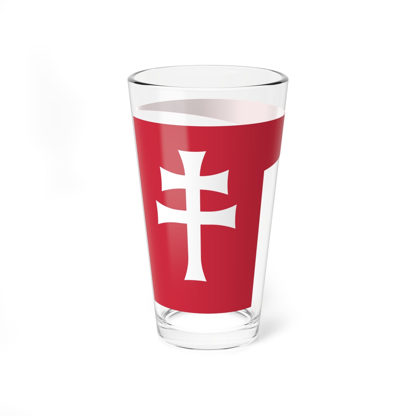 Flag of Hungary late 12th century (Hungary) Pint Glass 16oz