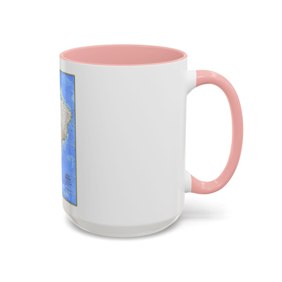 South America (1972) (Map) Accent Coffee Mug