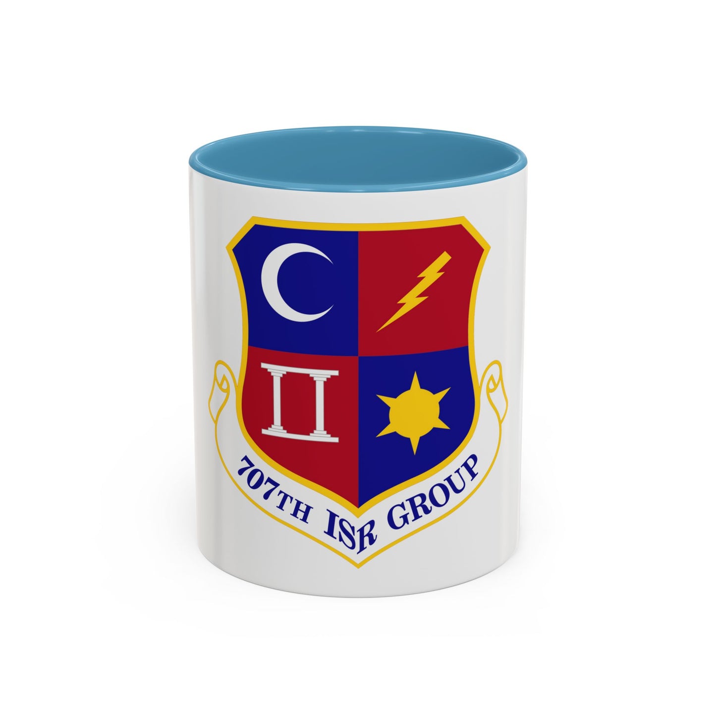 707 Intelligence Surveillance and Reconnaissance Group AFISRA (U.S. Air Force) Accent Coffee Mug