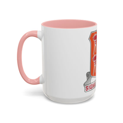 447 Signal Battalion (U.S. Army) Accent Coffee Mug