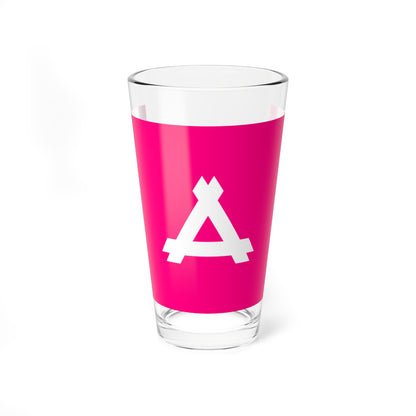 Flag of Sakito Nagasaki 1938-2005 (Japan) Pint Glass 16oz