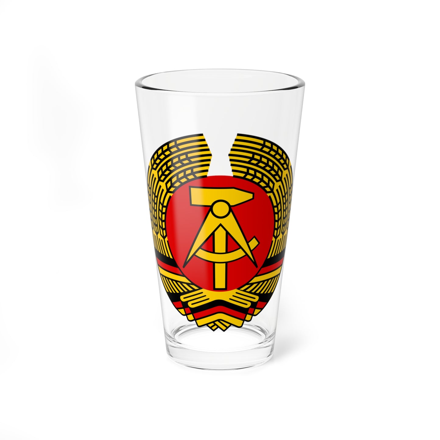 Emblem of East Germany stylized (Coat of Arms) Pint Glass 16oz