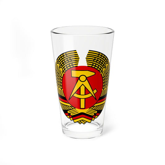 Emblem of East Germany stylized (Coat of Arms) Pint Glass 16oz