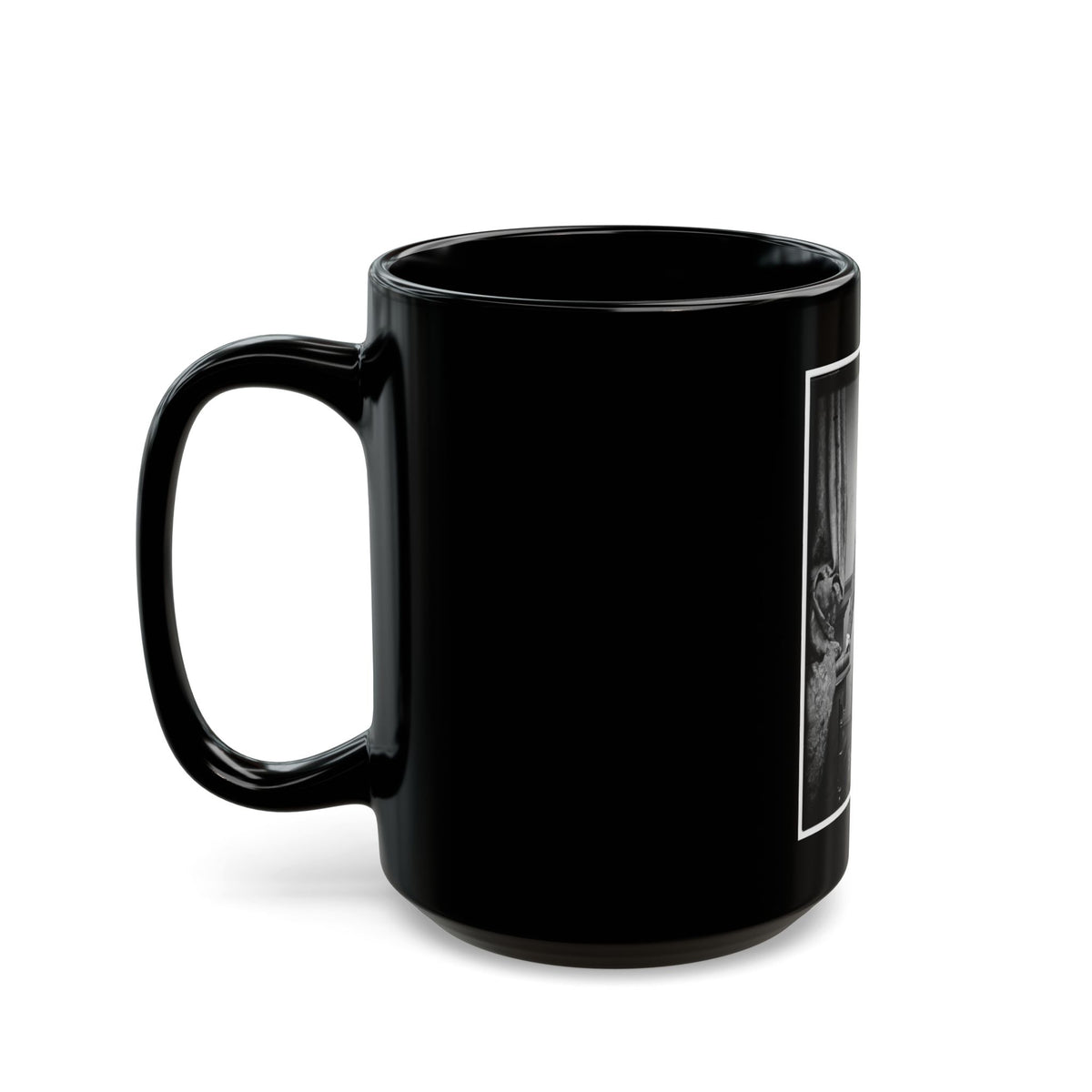 Untitled 001(4) (U.S. Civil War) Black Coffee Mug