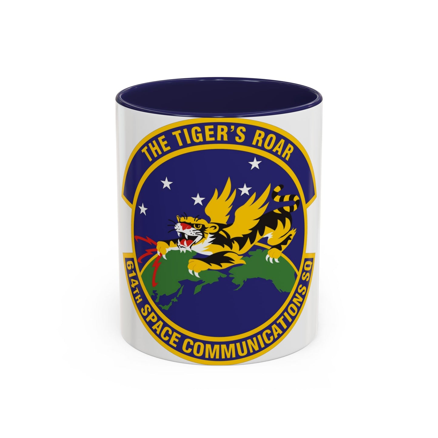 614th Space Communications Squadron (U.S. Air Force) Accent Coffee Mug