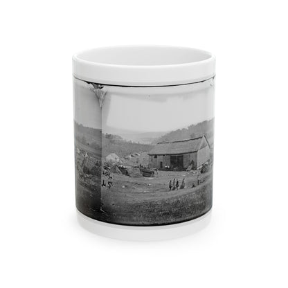Keedysville, Md., Vicinity.  Smith's Barn, Used As A Hospital After The Battle Of Antietam (U.S. Civil War) White Coffee Mug