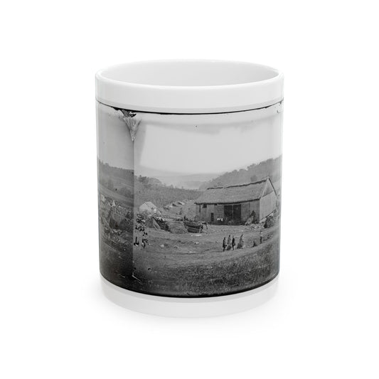 Keedysville, Md., Vicinity.  Smith's Barn, Used As A Hospital After The Battle Of Antietam (U.S. Civil War) White Coffee Mug