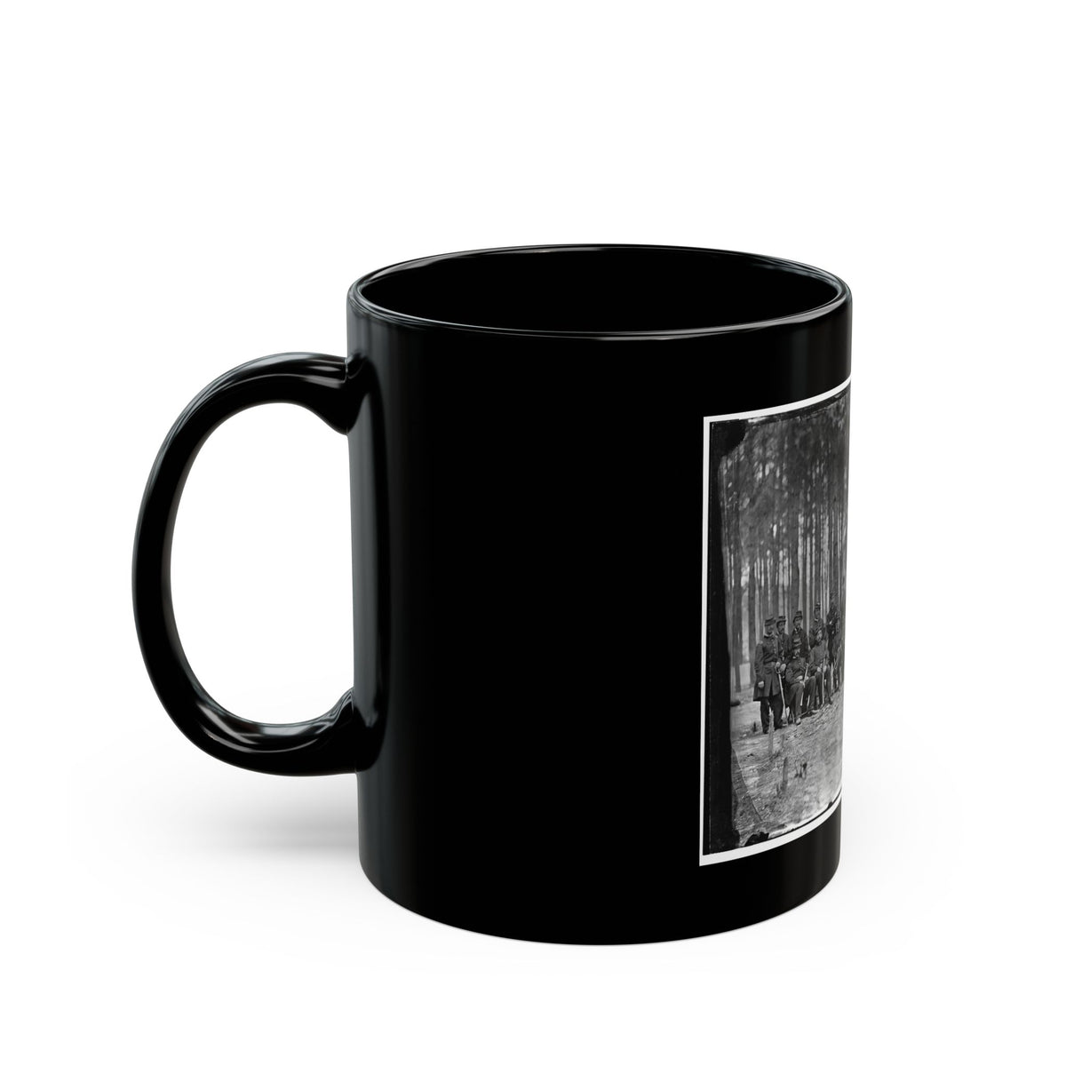 Petersburg, Virginia. Officers Of 114th Pennsylvania Infantry (U.S. Civil War) Black Coffee Mug