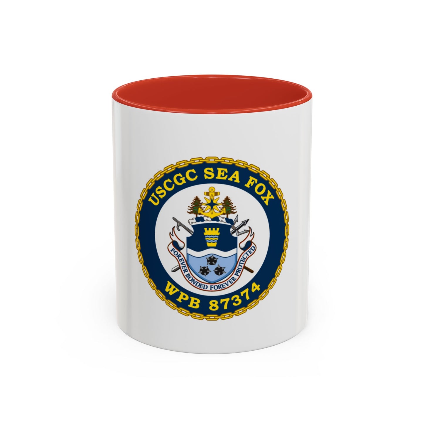USCGC Sea Fox WPB 87374 2 (U.S. Coast Guard) Accent Coffee Mug