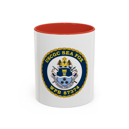 USCGC Sea Fox WPB 87374 2 (U.S. Coast Guard) Accent Coffee Mug