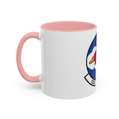 123 Fighter Squadron (U.S. Air Force) Accent Coffee Mug
