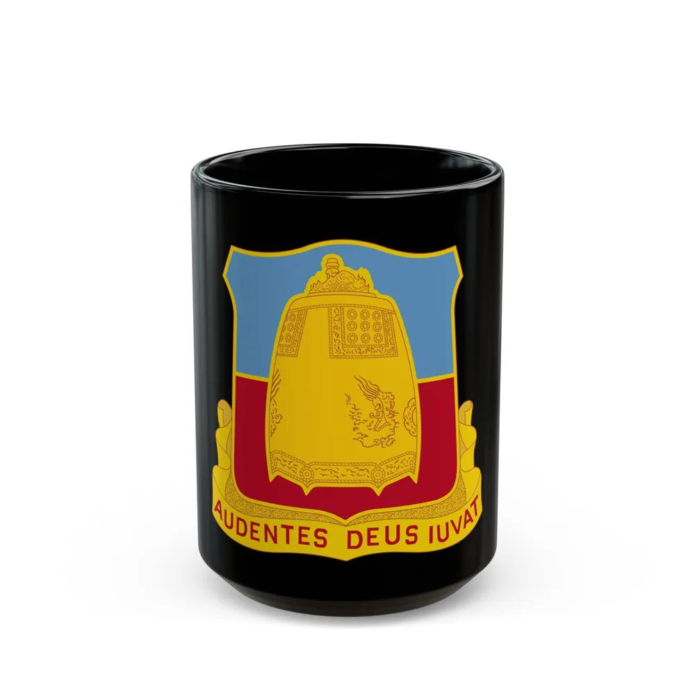 215th Armored Field Artillery Battalion (U.S. Army) Black Coffee Mug-15oz-Go Mug Yourself