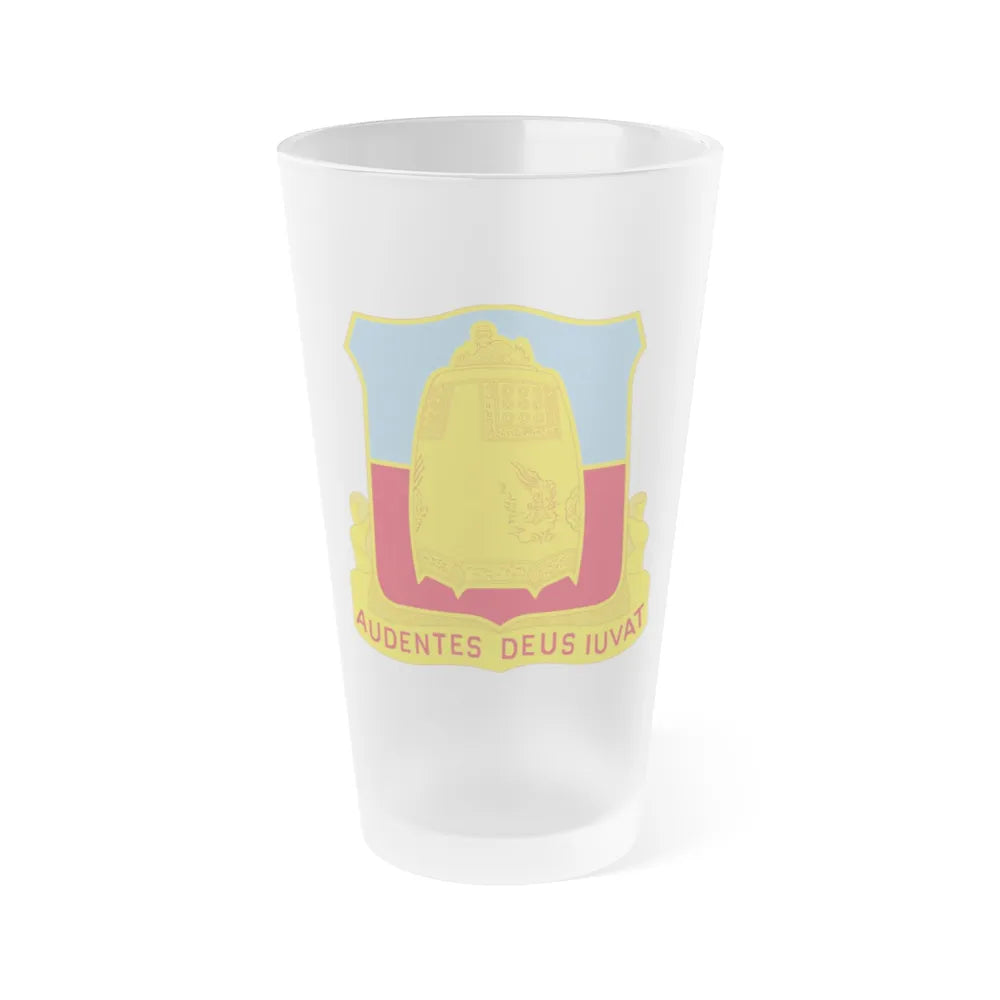 215th Armored Field Artillery Battalion (U.S. Army) Frosted Pint Glass 16oz-Go Mug Yourself