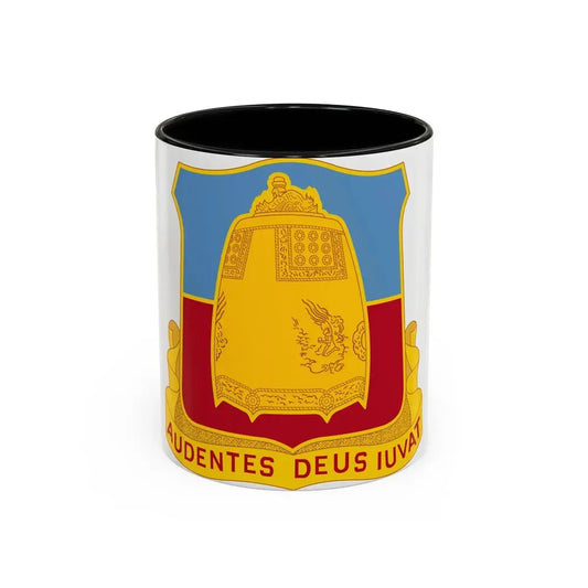 215th Armored Field Artillery Battalion (U.S. Army) Accent Coffee Mug 11oz Black - Go Mug Yourself