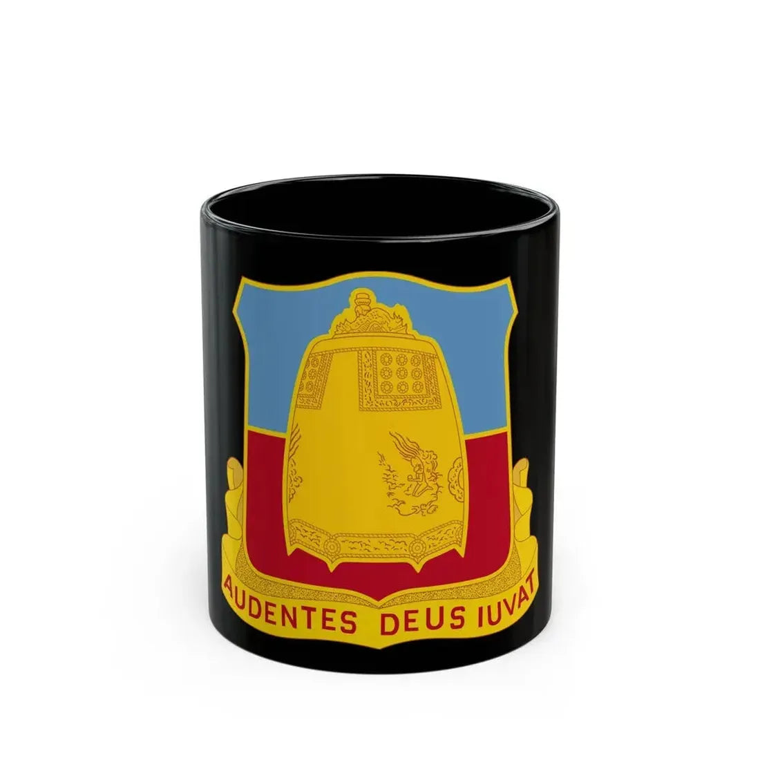 215th Armored Field Artillery Battalion (U.S. Army) Black Coffee Mug 11oz - Go Mug Yourself