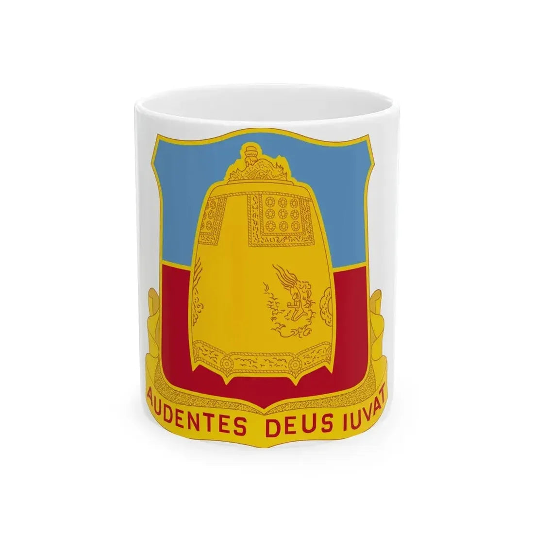 215th Armored Field Artillery Battalion (U.S. Army) White Coffee Mug 11oz - Go Mug Yourself