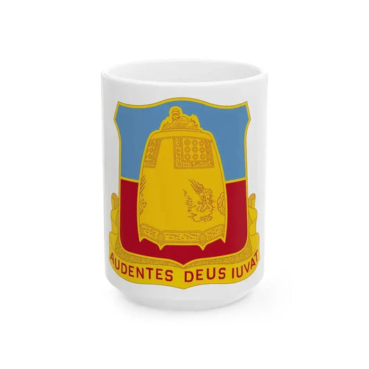 215th Armored Field Artillery Battalion (U.S. Army) White Coffee Mug 15oz - Go Mug Yourself