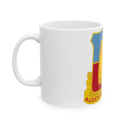 215th Armored Field Artillery Battalion (U.S. Army) White Coffee Mug - Go Mug Yourself