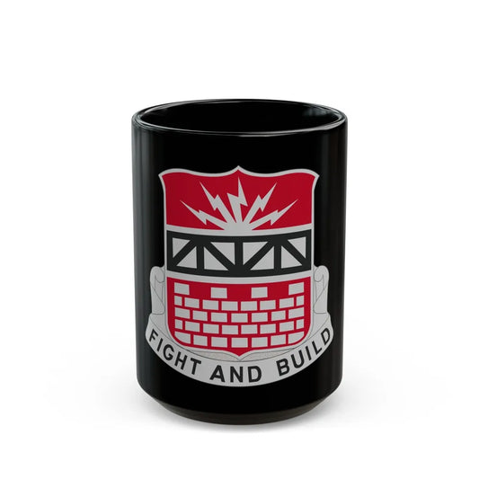 216 Engineer Battalion (U.S. Army) Black Coffee Mug-15oz-Go Mug Yourself