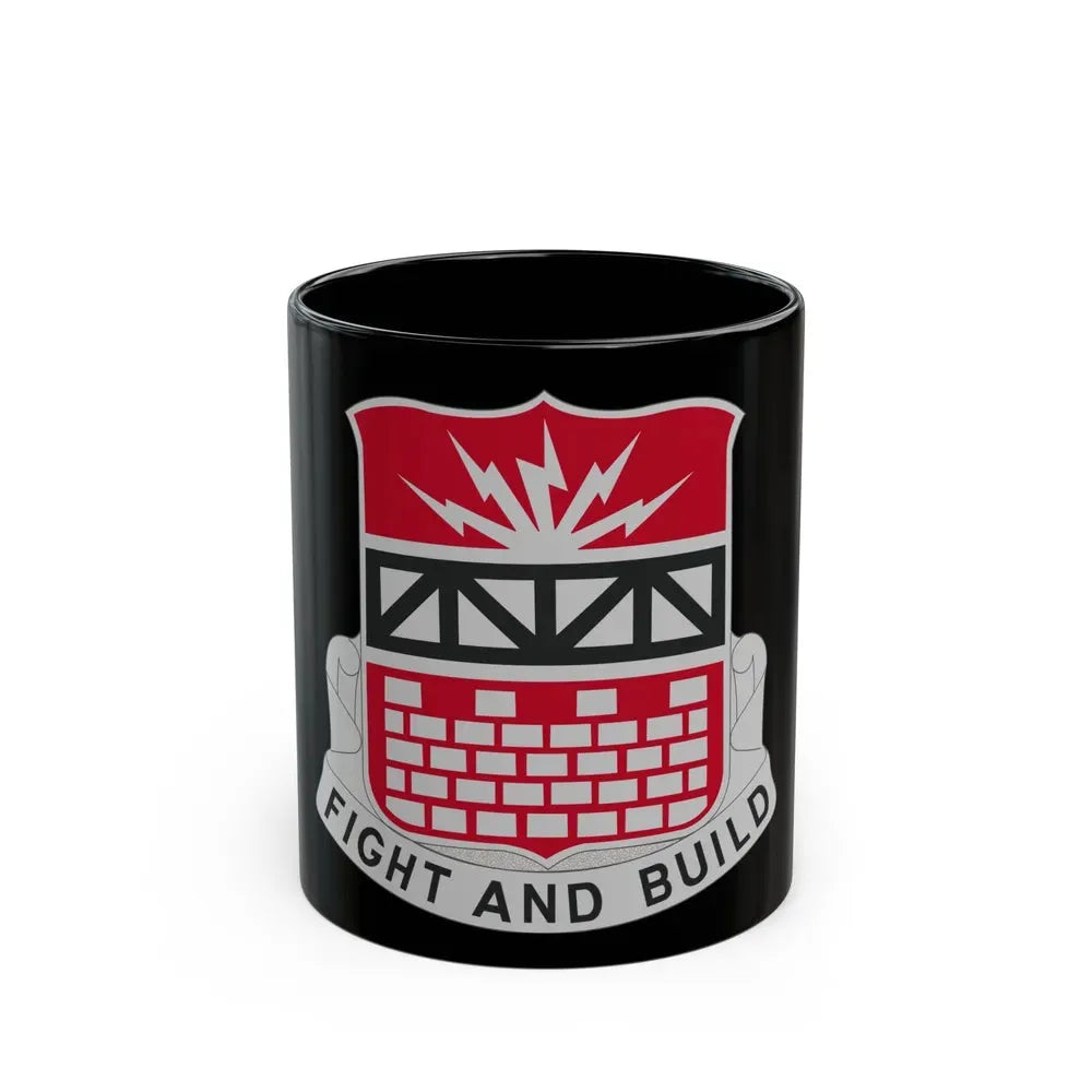 216 Engineer Battalion (U.S. Army) Black Coffee Mug 11oz - Go Mug Yourself