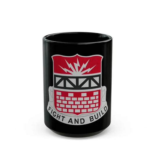 216 Engineer Battalion (U.S. Army) Black Coffee Mug 15oz - Go Mug Yourself