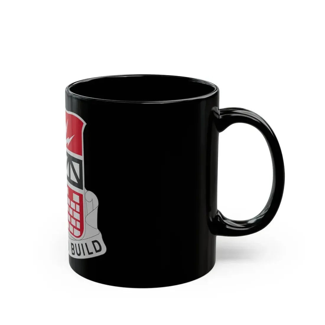 216 Engineer Battalion (U.S. Army) Black Coffee Mug - Go Mug Yourself