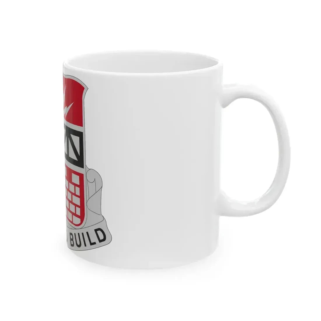 216 Engineer Battalion (U.S. Army) White Coffee Mug - Go Mug Yourself