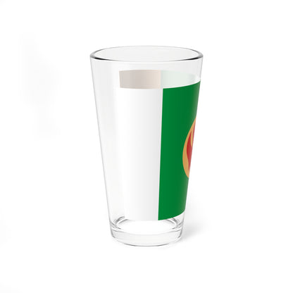 Flag of Pikalyovo Leningrad oblast (Russia) Pint Glass 16oz