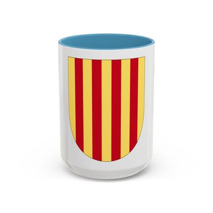 Arms of the Former Crown of Aragon - Accent Coffee Mug