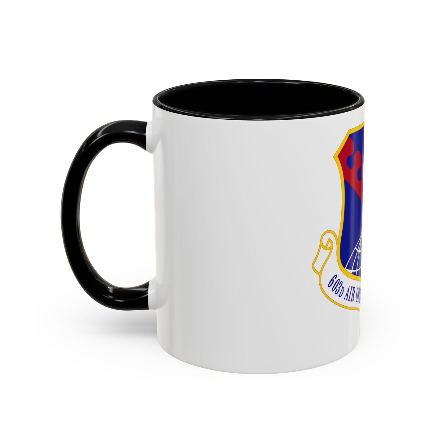 603 Air Operations Center USAFE (U.S. Air Force) Accent Coffee Mug