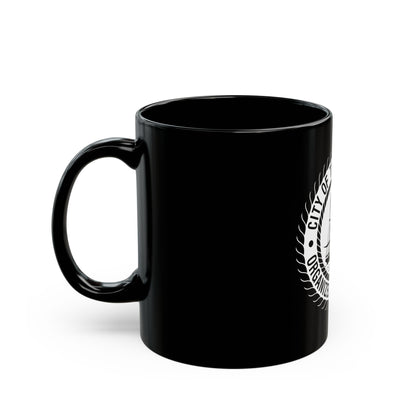 Seal of Tampa Florida - Black Coffee Mug
